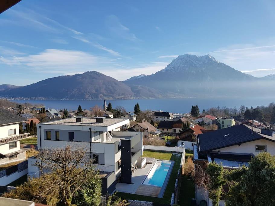 Dachwohnung Mit Seeblick Altmünster Kültér fotó
